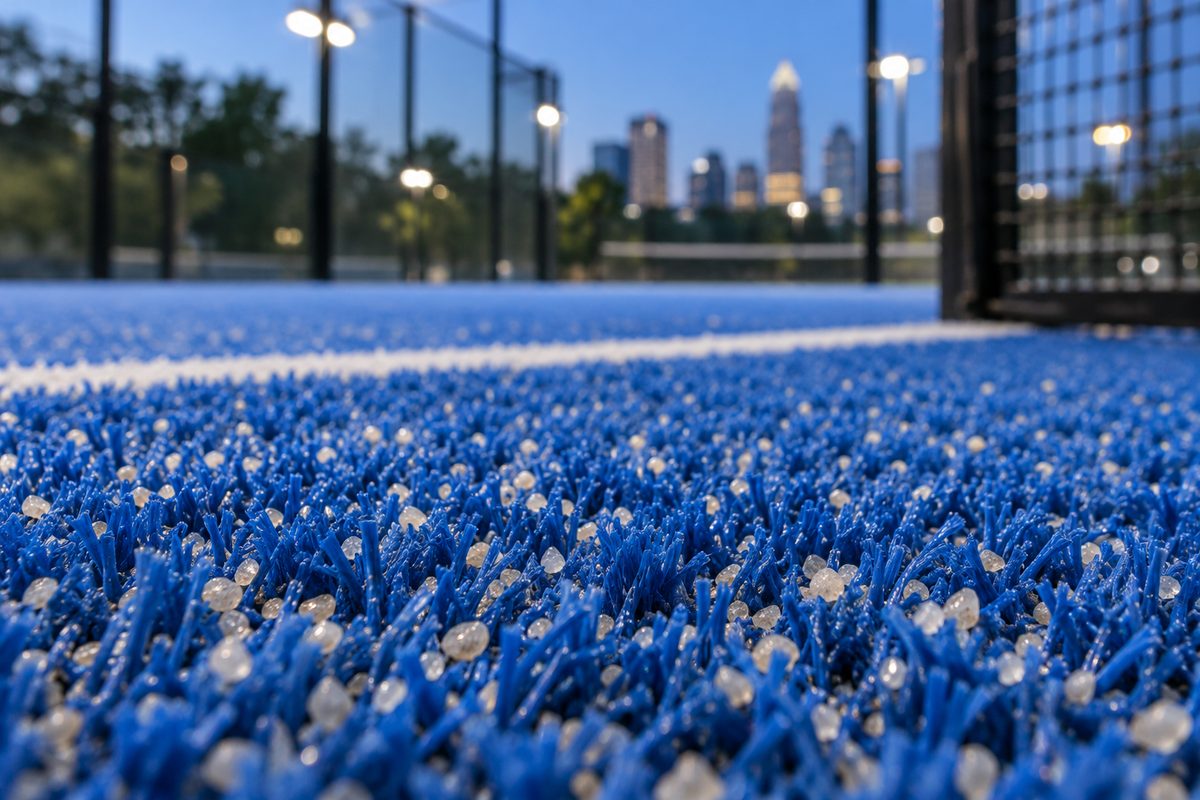Pressurised match balls displayed beside aluminum pressure cylinder on court surface